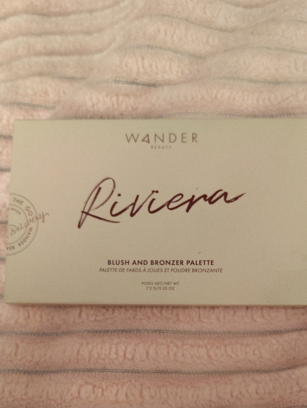 Wander Beauty Riviera Blush & Bronzer Palette - Soft Neutral Pink